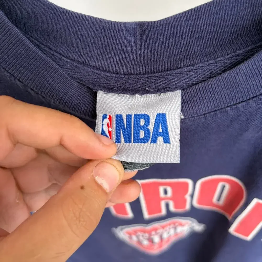 Vintage Y2K Detroit Pistons NBA Sleeveless  Basketball Men’s M USA Tank Top